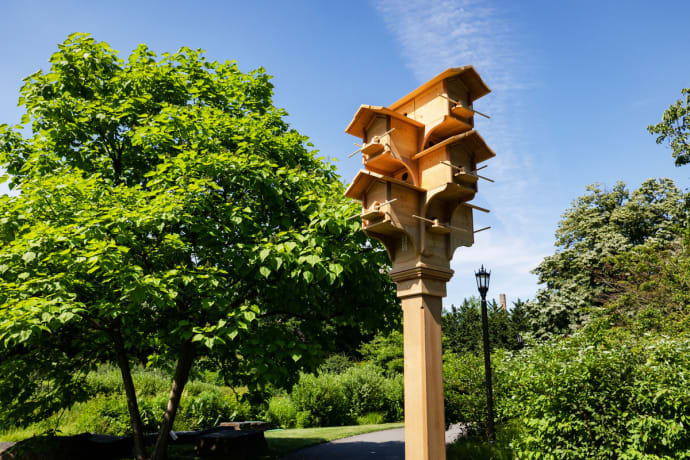 Go See the Most Mind-Blowing Birdhouses at the Brooklyn Botanic Garden