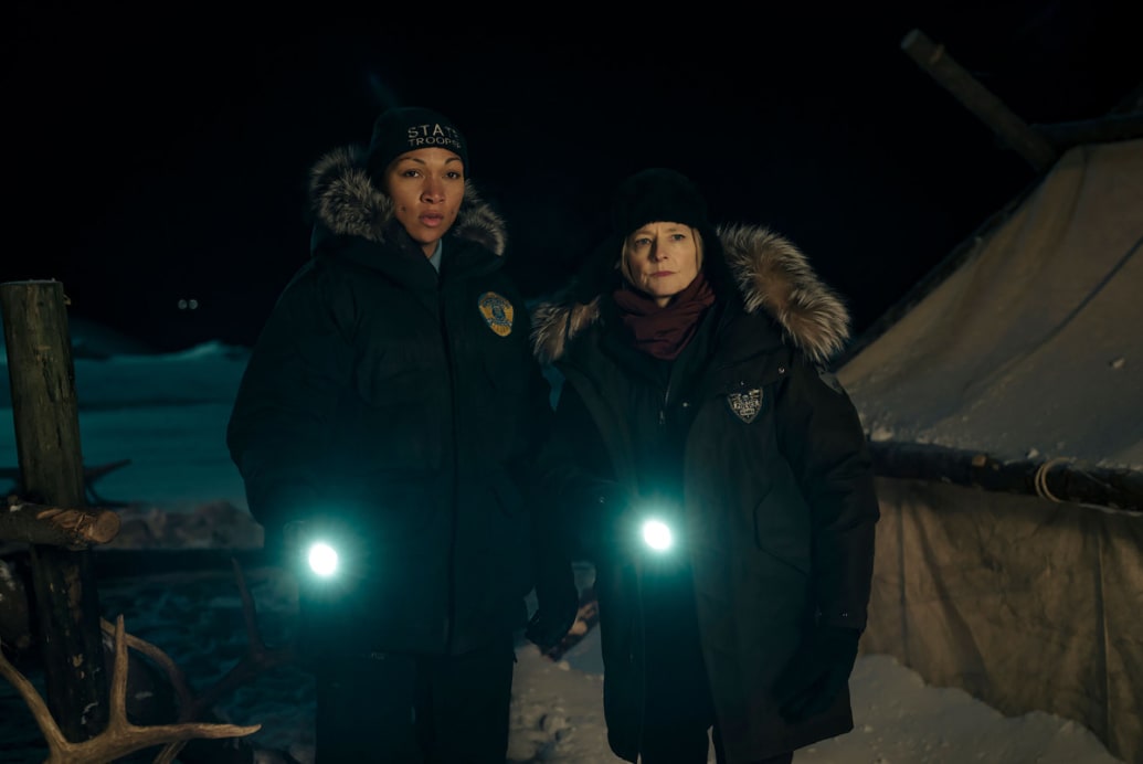Jodie Foster and Kali Reis in a still from ‘True Detective Night Country’