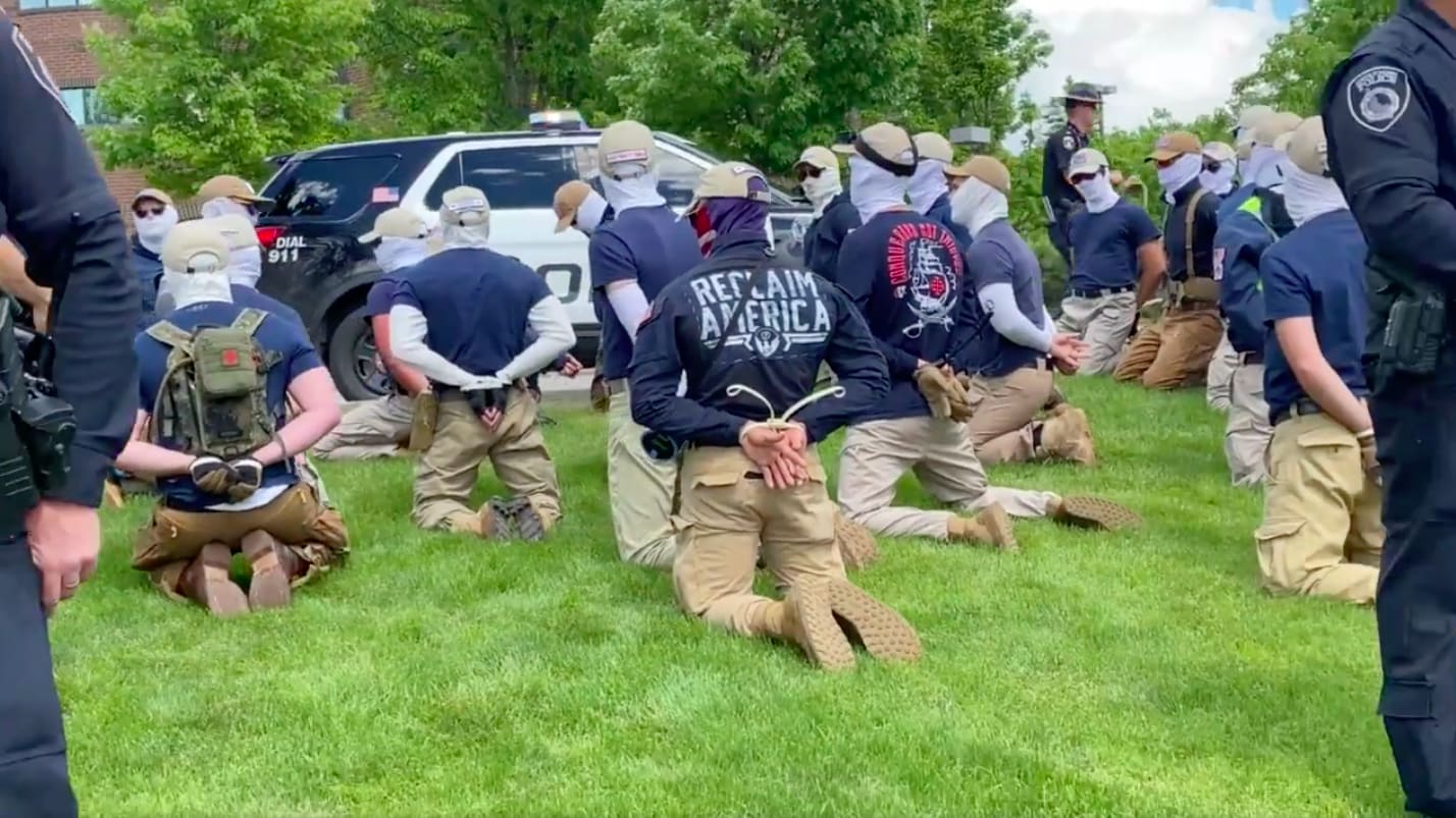White Supremacists From Patriot Front Arrested Near Idaho Pride Event