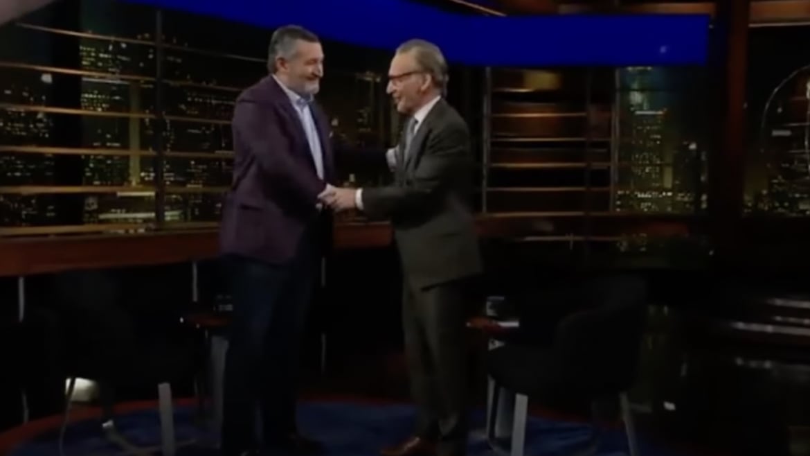 Bill Maher and Ted Cruz Stage Unexpected Mutual Love Fest
