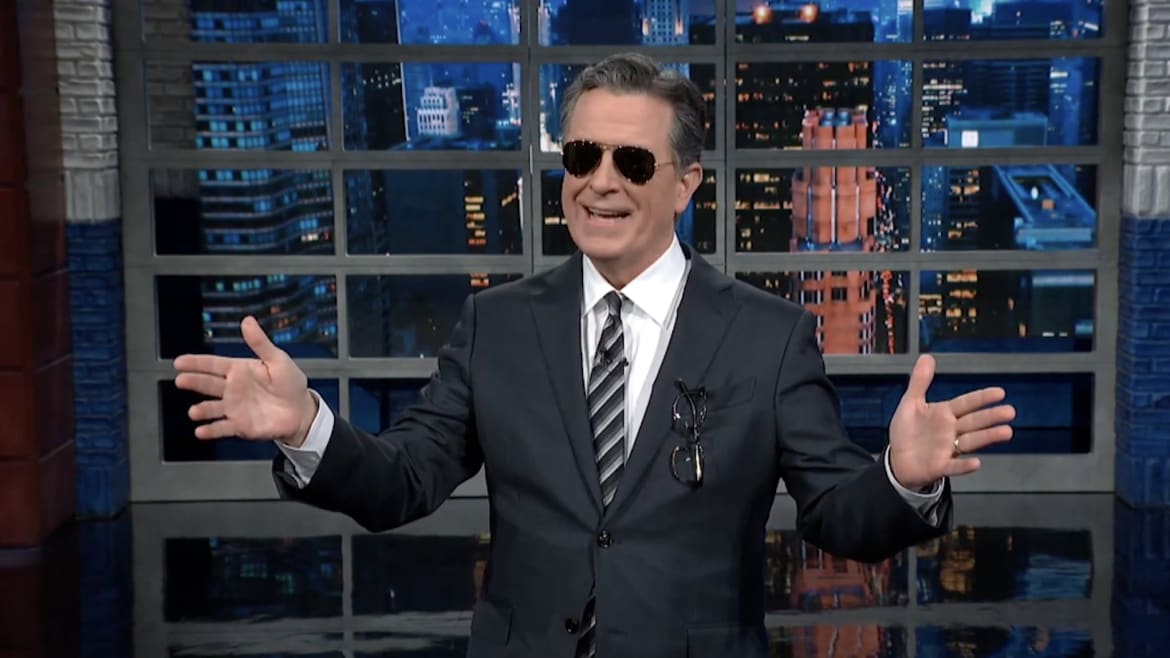 Stephen Colbert Finds Some Rare Good 2024 News for Joe Biden