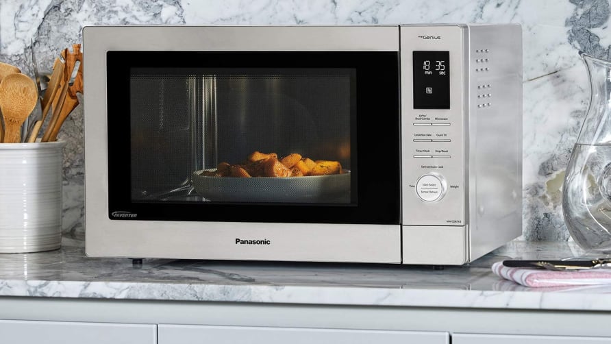 Testing the Panasonic Steam Combination Microwave - Lavender and Lovage