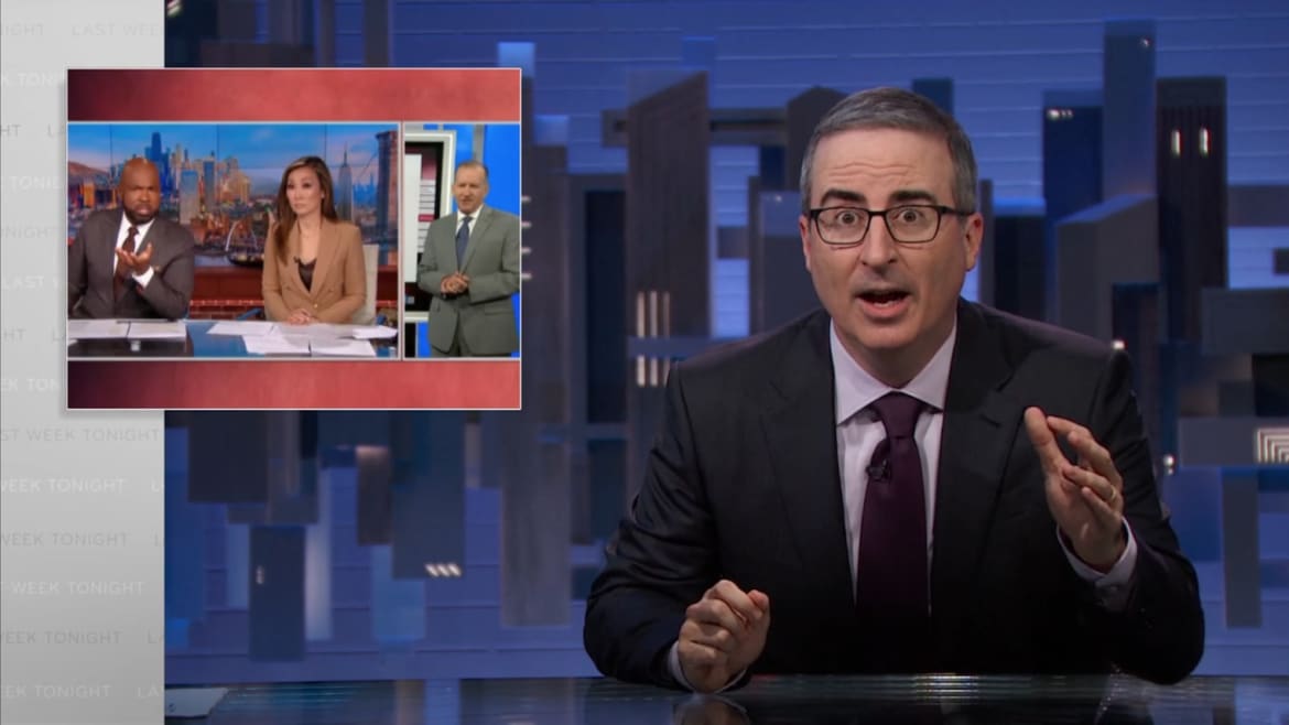 John Oliver Tears Into CNN Analyst for Pushing ‘War Crimes’