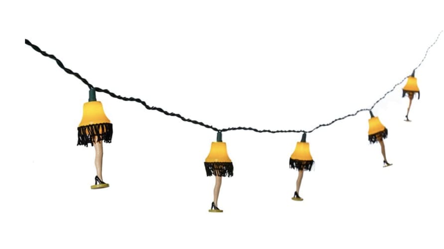A Christmas Story Leg Lamp Talking Clapper with Night Light