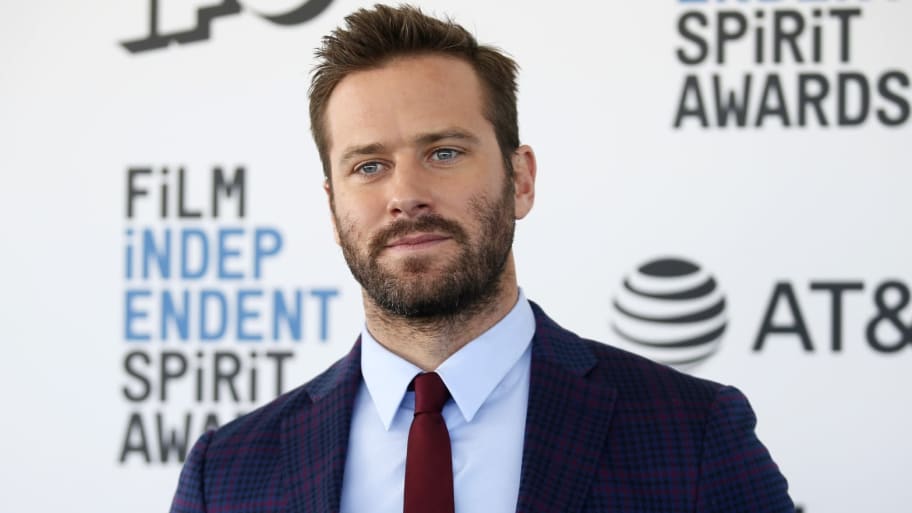 Armie Hammer on a red carpet