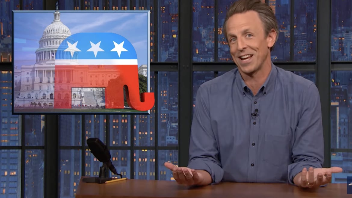 Seth Meyers Really Wants Trump to Become the Next Speaker of the House