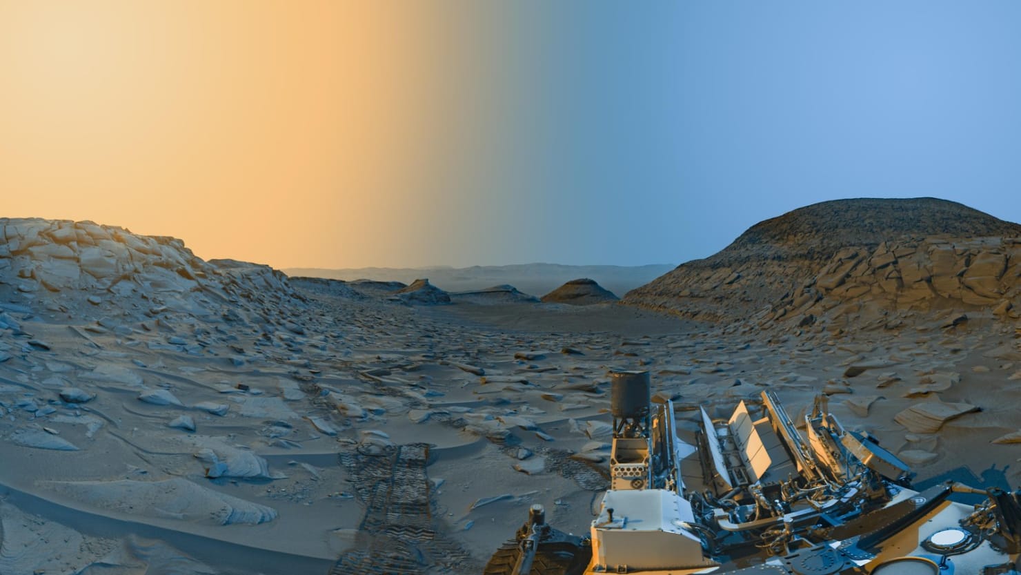 Curiosity Mars Rover NASA telah mengembalikan “kartu pos” yang menakjubkan untuk pagi dan sore hari