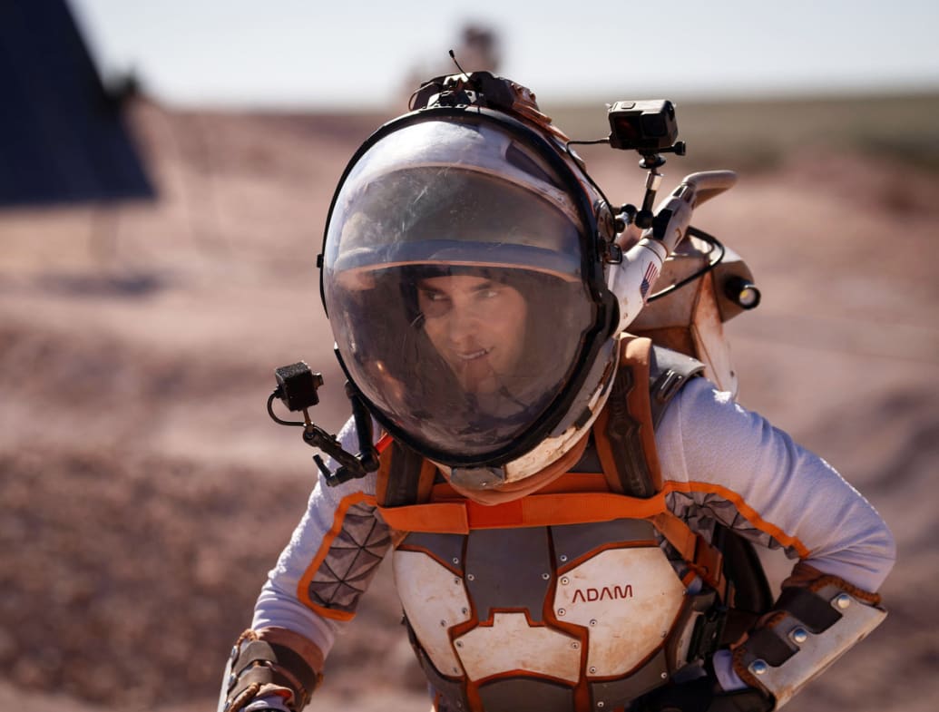 Film still of Adam Rippon in Stars on Mars.
