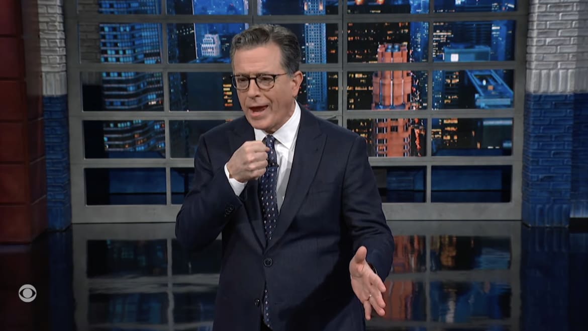 Stephen Colbert Turns on Biden Over Ice Cream Diplomacy