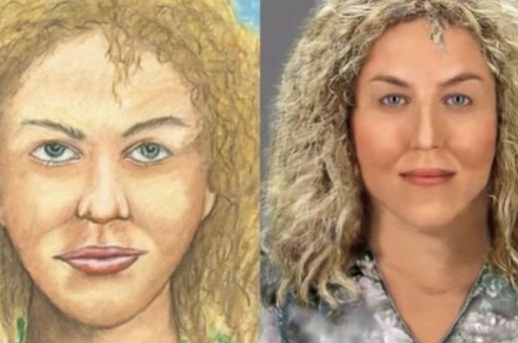 Forensic reconstructions of the victim.