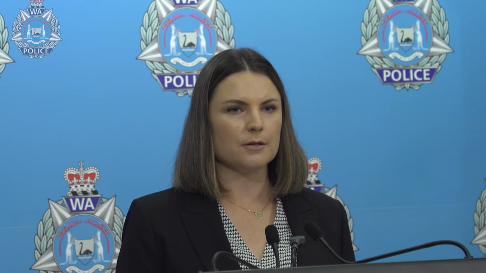 Chloe White of the Western Australia Police Force provides details on the arrest of Gavin Jeffery Durbridge, an alleged child rapist who was court after police investigative genetic genealogy techniques. 