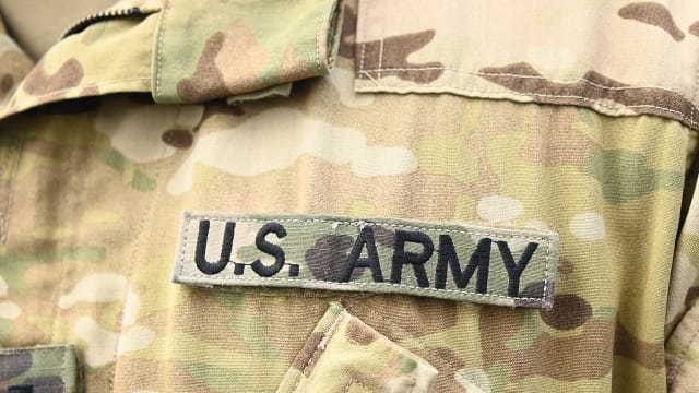 A close-up photo of a U.S. Army uniform.