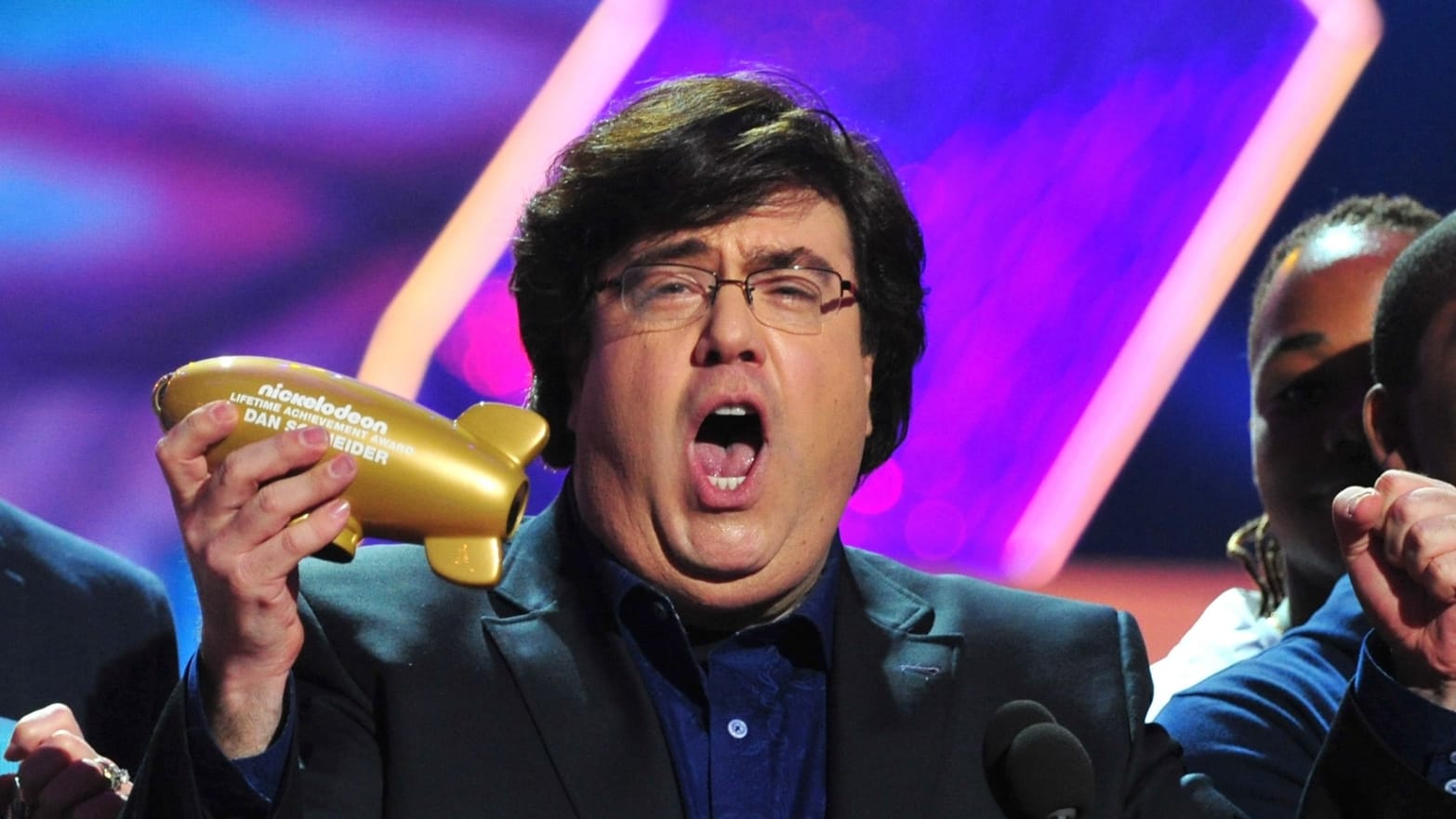 Dan Schneider at the 27th Annual Kids' Choice Awards in 2014.