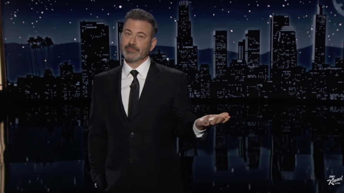 Jimmy Kimmel and Stephen Colbert Mock Trump’s ‘Golden Showers’ Denial