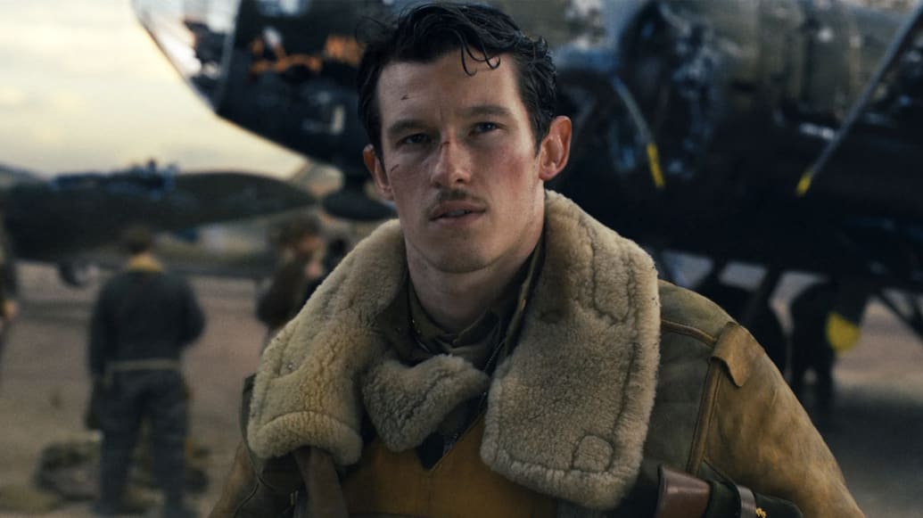 A photo still of Callum Turner in Masters of the Air