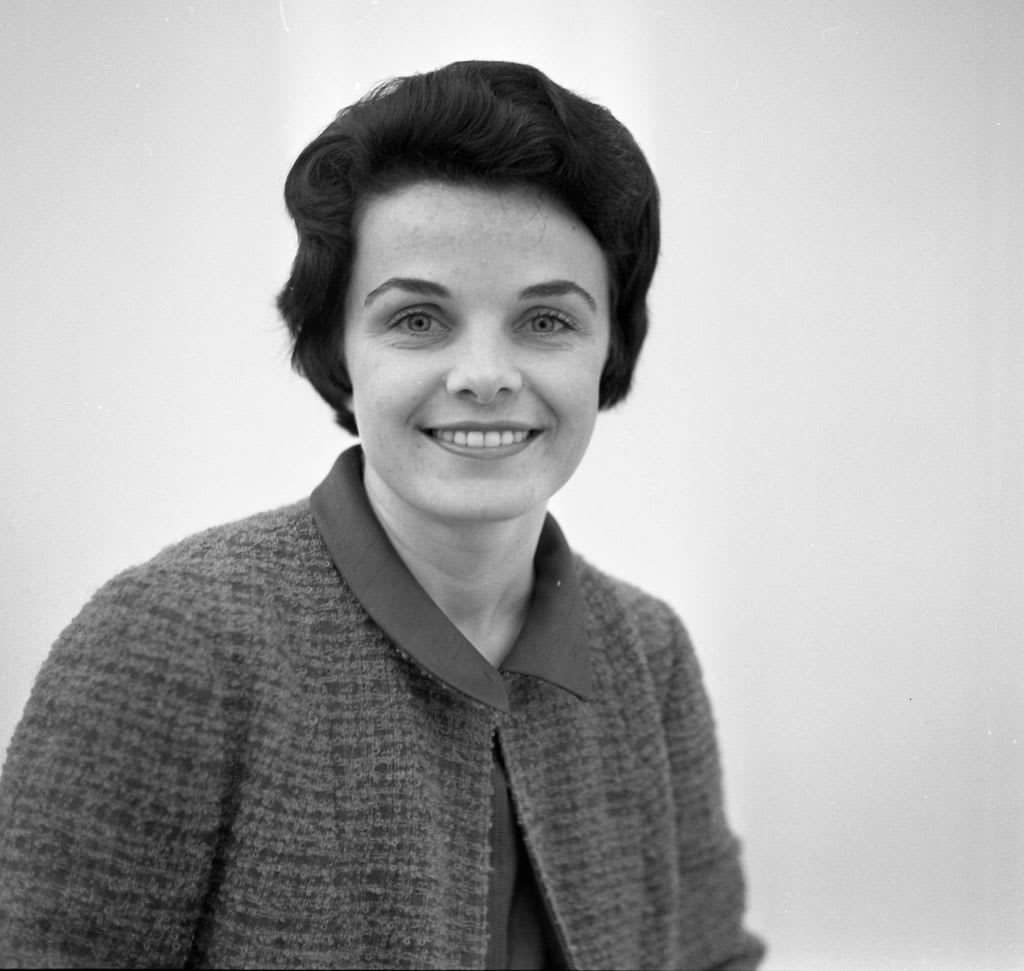 Dianne Feinstein as a member of the California Women’s Board of Terms and Paroles in June 1964.