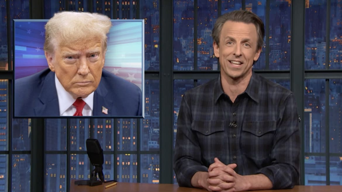 Seth Meyers Shreds Trump’s Desperate Campus Protest Conspiracy Theory