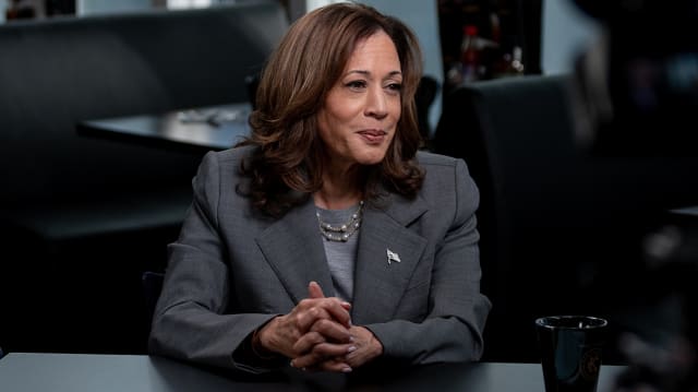 Kamala Harris on CNN.