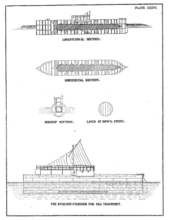 London---Plan-for-the-obelisk-barge---Egyptian-Obelisks-by-Gorringe-1885_hpvmri